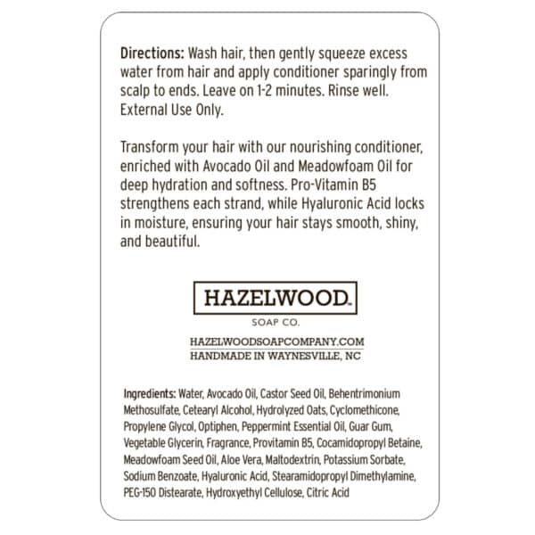 Hazelwood Soap Company Conditioner - Image 3