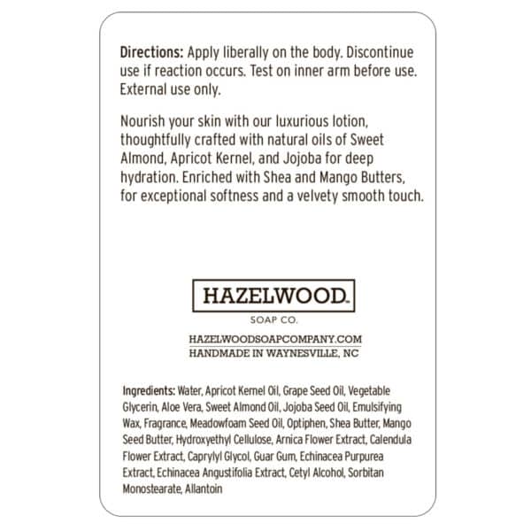 Hazelwood Soap Company Shea Butter Body Lotion - Image 3
