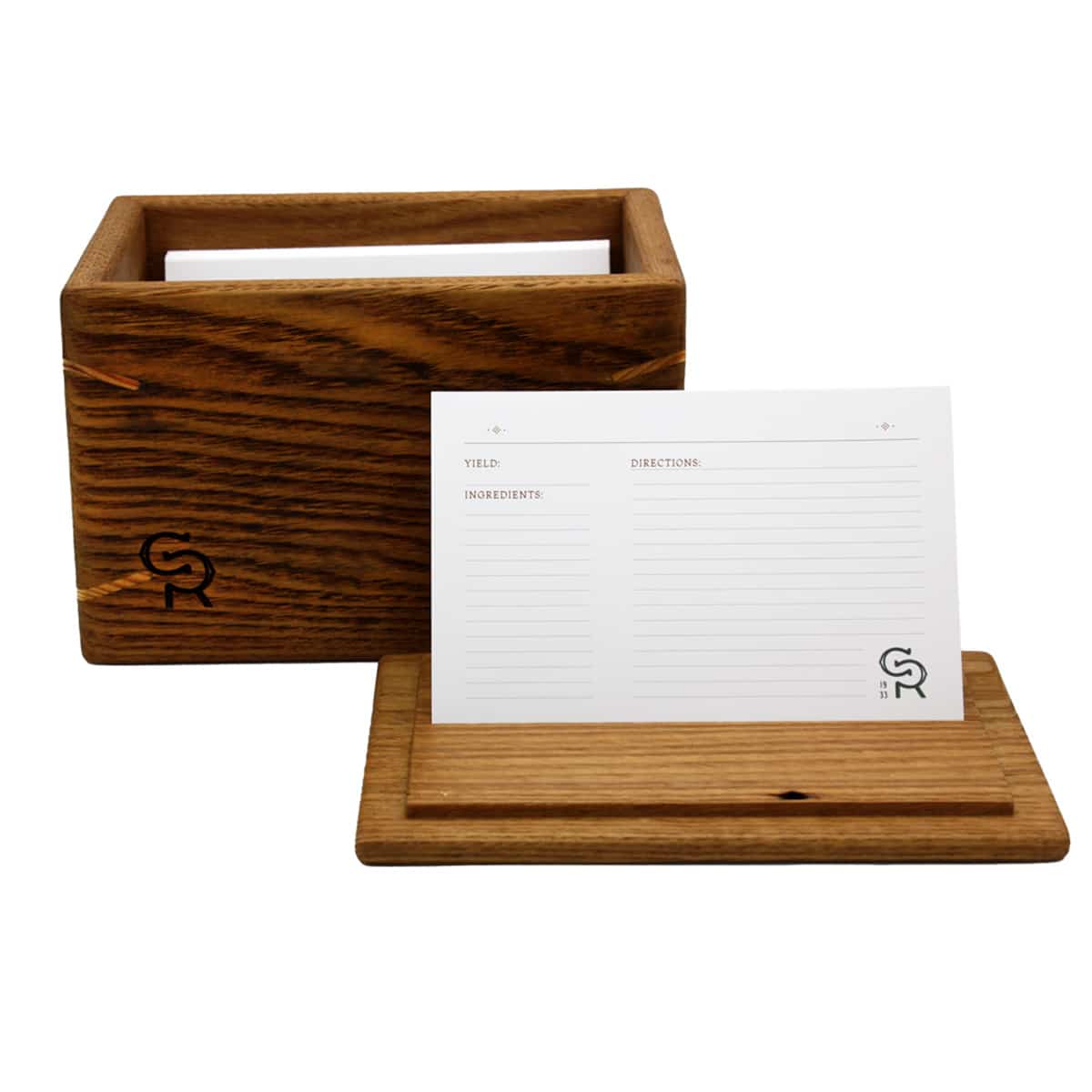 Handcrafted Cataloochee Ranch Recipe Box - Image 2