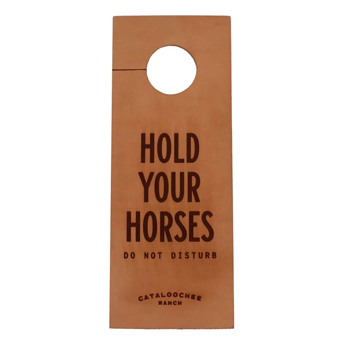 'Hold Your Horses' Door Hanger